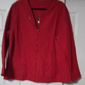Southern Lady Cherry Quilted Jacket